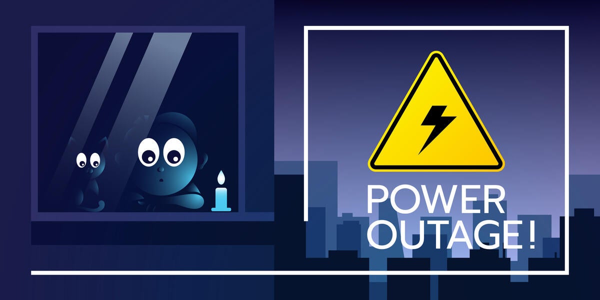 Line worker image from NTPC outage source imagery