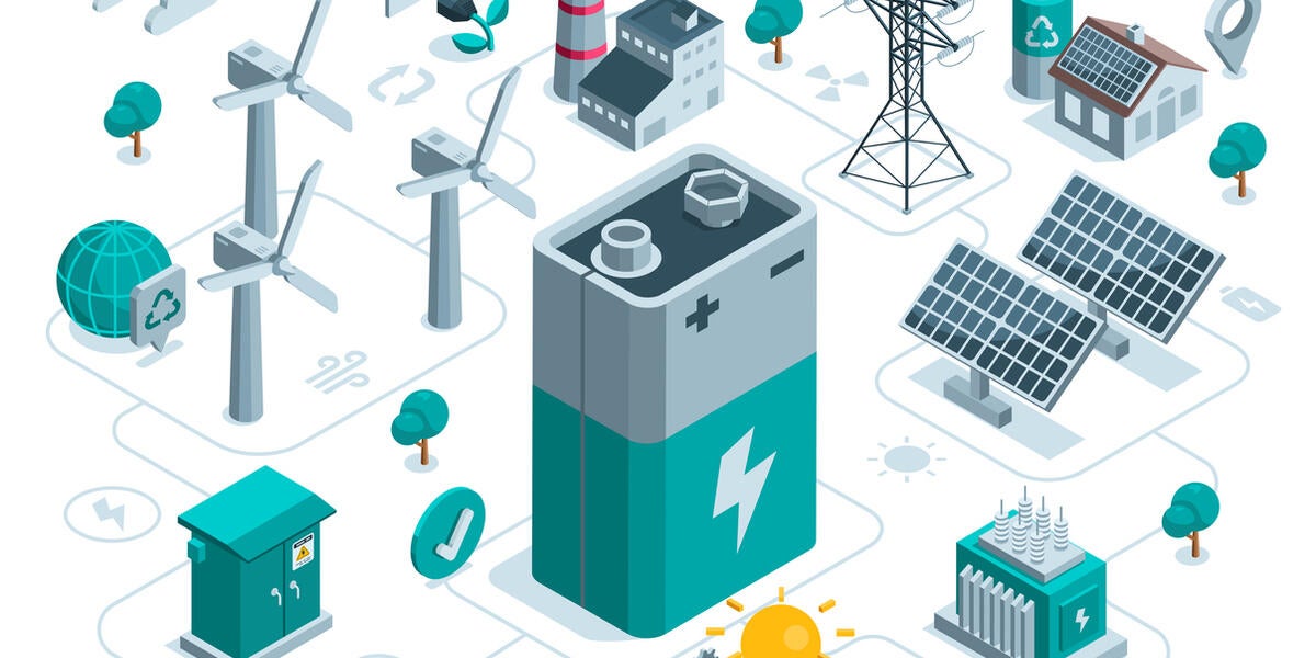 NTPC renewables and power system illustration